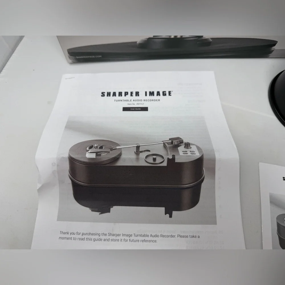 Sharper Image • Turntable to MP3 Converter • NEW In Box